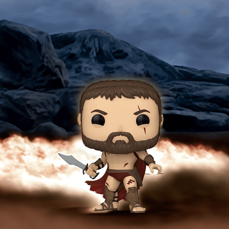 Immerse in the Spirit of Sparta with the New Leonidas Funko Pop! Vinyl Figure - A Tribute to Cinema Masterpiece and Collectors Dream