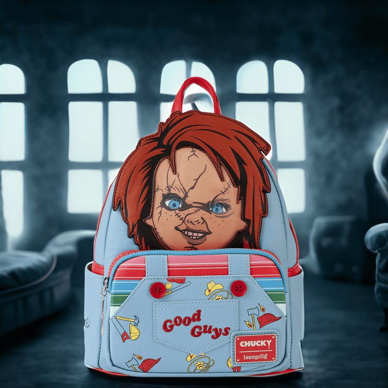 Loungefly's Chucky-Themed Mini Backpack: Merging Horror Aesthetics with Versatile Utility - PPJoe Pop Protectors
