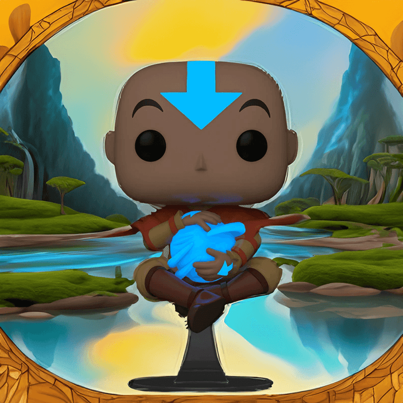 Unveiling the 2023 Edition: Iconic Aang in Eminent Glow & Float Avatar Funko Pop
