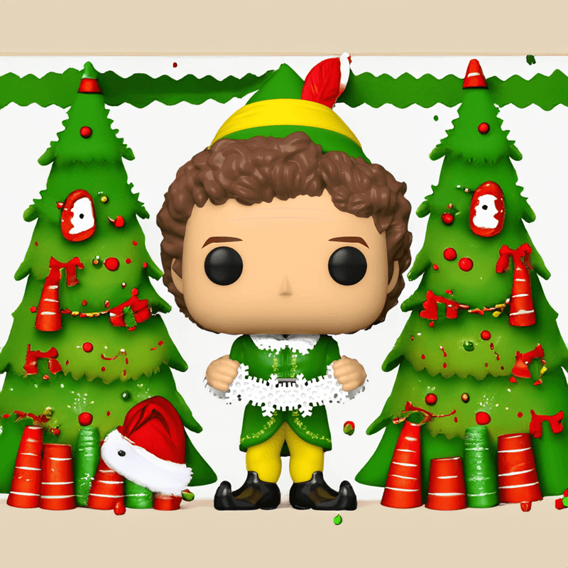 Introducing the Holiday Jewel: 2023 Exclusive Elf Buddy Funko Pop with Paper Snowflakes - PPJoe Pop Protectors