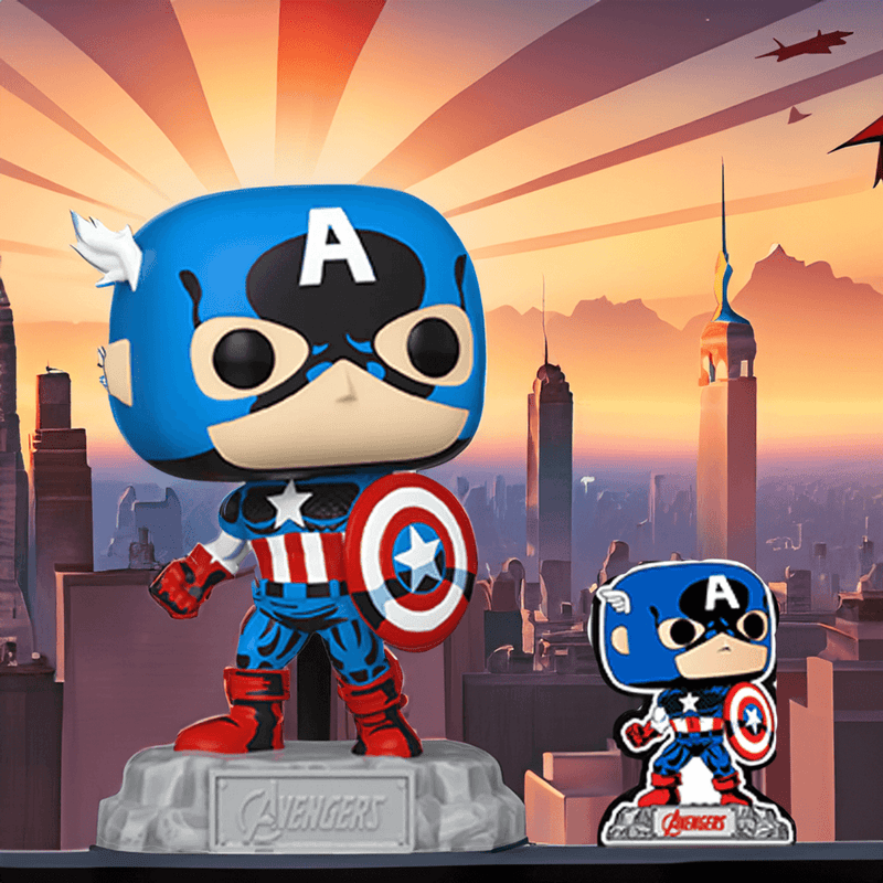 Marvel Enthusiast's Dream: Unveiling Collectible Captain America Funko Set of 2023 Anniversary Edition - PPJoe Pop Protectors