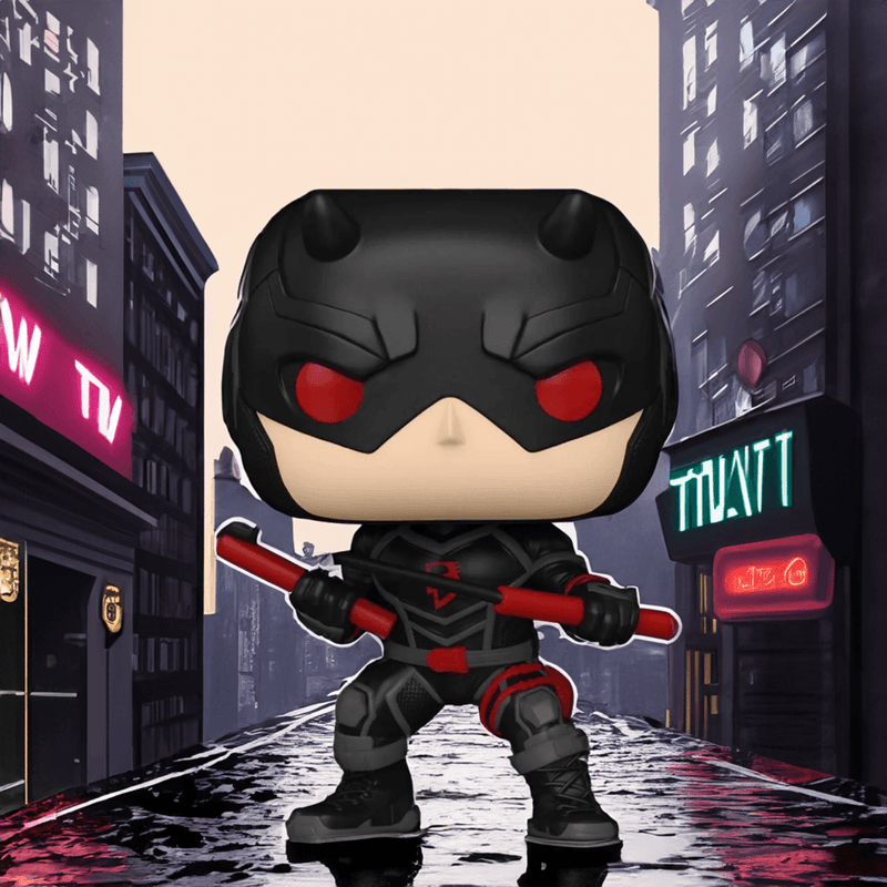 Dive into Hell's Kitchen with the 2023 Release Daredevil (Shadowland) Funko Pop! Vinyl Figure - PPJoe Pop Protectors