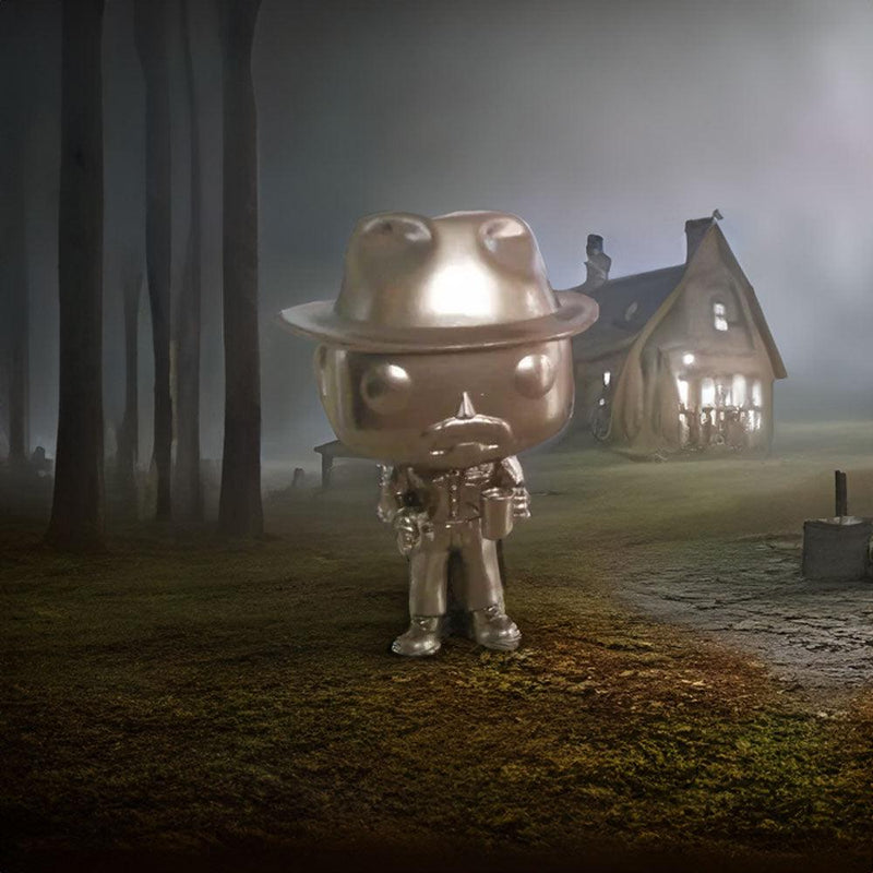 Unmasking the Rarity: The Limited Edition Funko Pop! Stranger Things Gold Hopper - PPJoe Pop Protectors