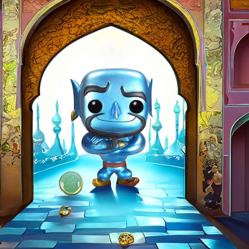 Unboxing the Magic: Funko Pop Blue Genie Metallic – A Rare Disney Collector's Dream