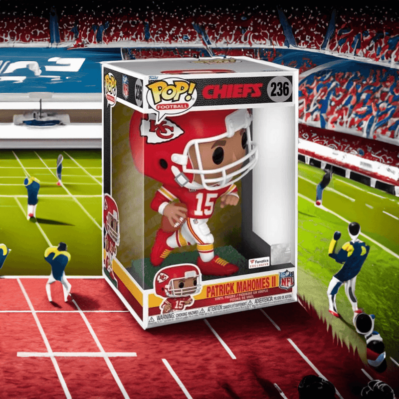 Revealing the 2023 Exclusive Patrick Mahomes II 10-Inch Collectible: A Tribute to Football Greatness - PPJoe Pop Protectors