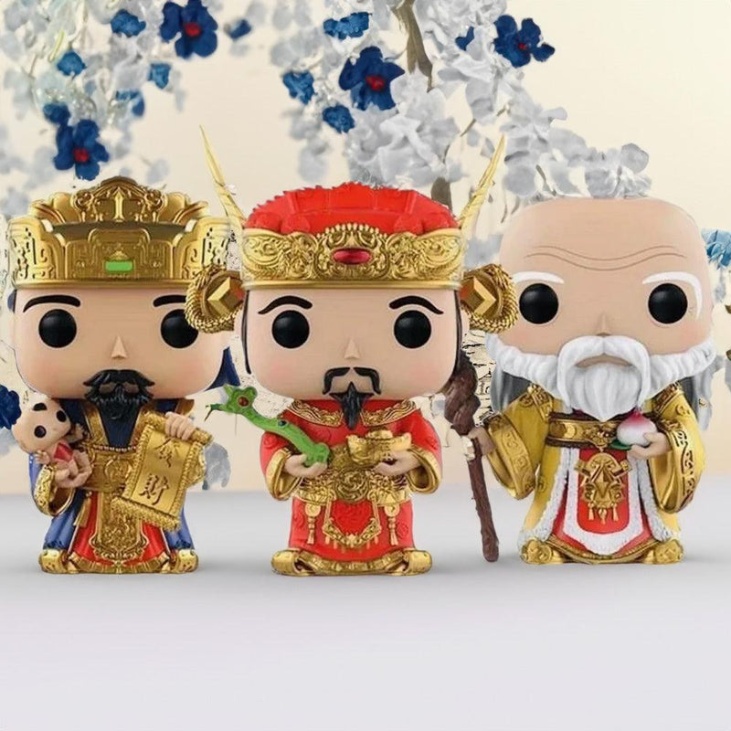 Enhance Your Luck and Prosperity with Funko Pop Asia Three Immortals and PPJoe Pop Protectors