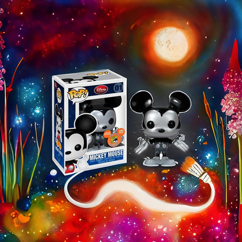 The Rarity and Rich History of the 2011 Comic-Con Exclusive Metallic Mickey Mouse Funko Pop - PPJoe Pop Protectors