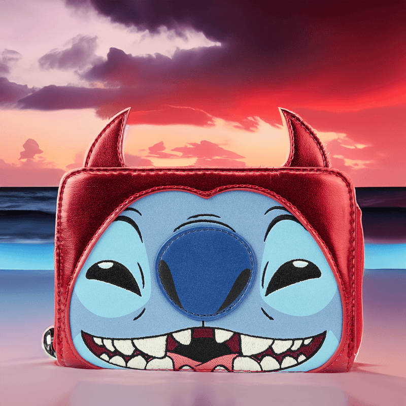 Unleashing the Charm of Disney with Loungefly's Stitch Devil Cosplay Wallet - PPJoe Pop Protectors