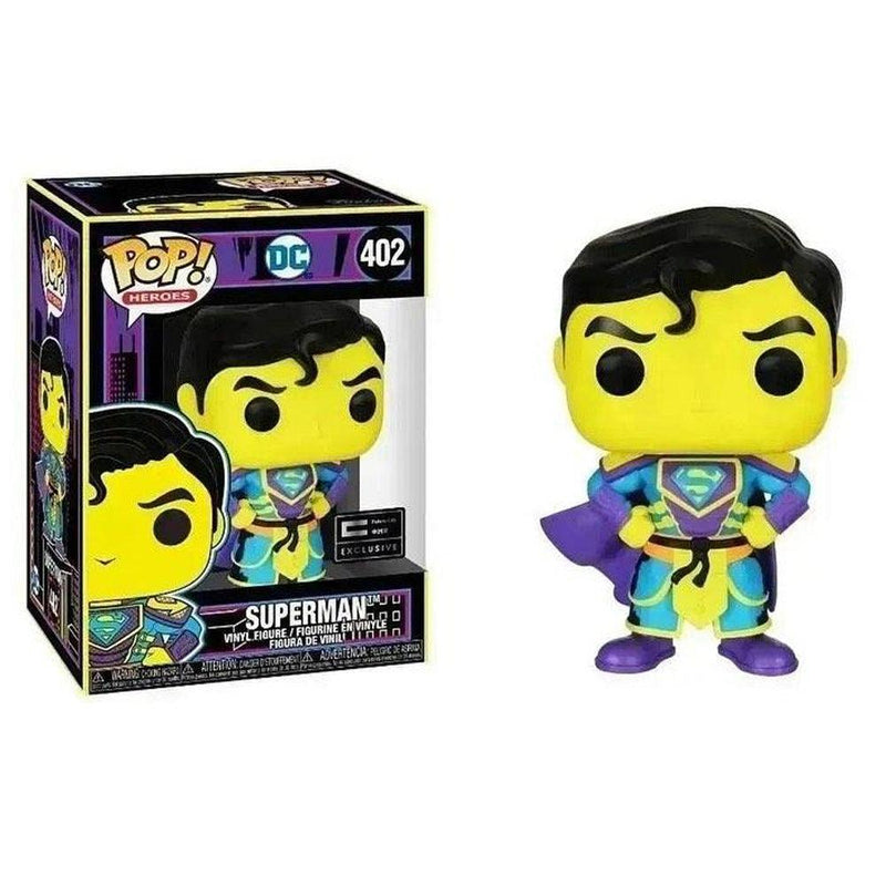 Action Figure - PRE-ORDER: Funko POP Heroes: Imperial Palace Superman Blacklight [Future City - Limited Edition]