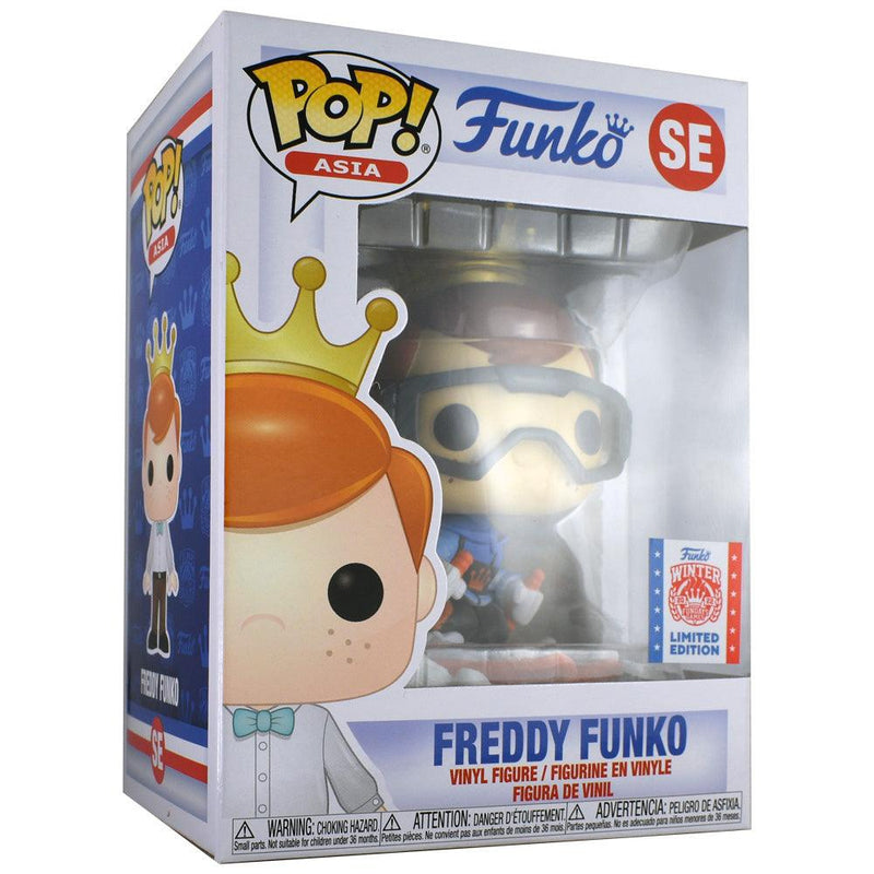 IN STOCK: Funko POP Asia: Winter Fundays - Freddy Funko Skiing [Limited Edition] - PPJoe Pop Protectors