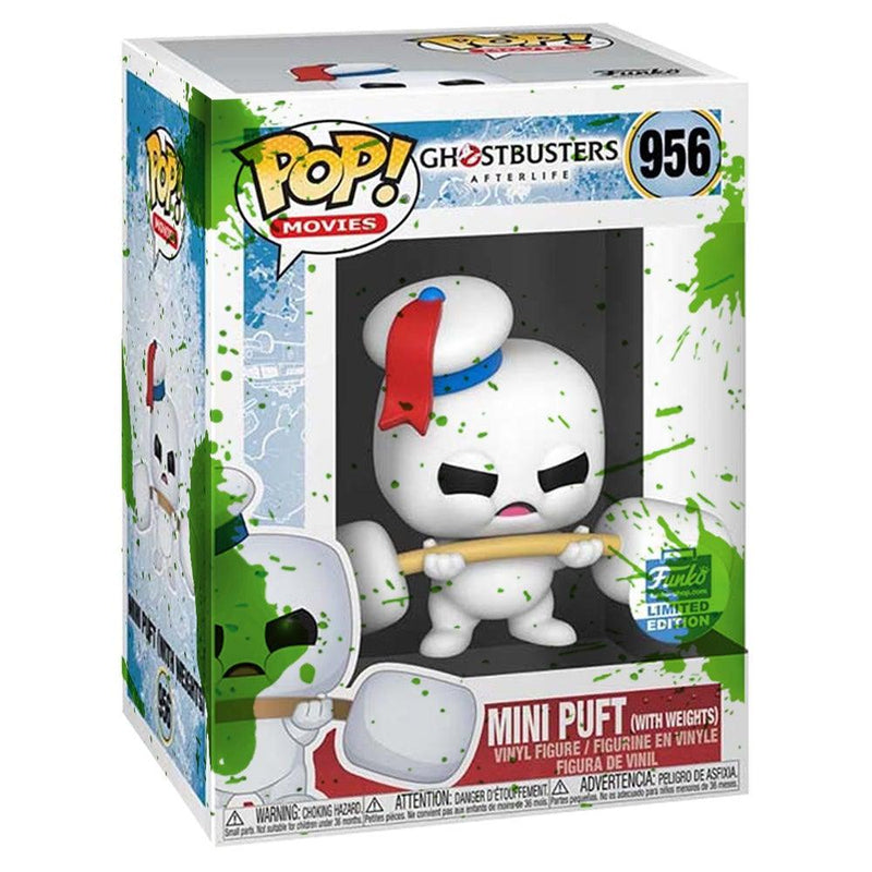 Funko - IN STOCK: Funko POP Movies: Ghostbusters: Afterlife - Mini Puft With Weights With Slime Sleeve / Protector