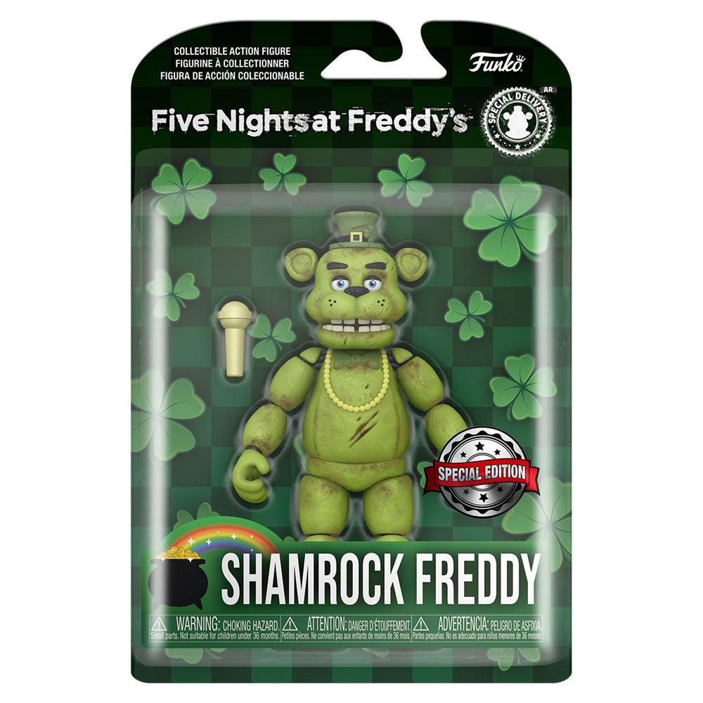 PRÉ-VENDA: Figura de ação Funko: FNAF S7- Shamrock Freddy [Edição espe –  PPJoe Pop Protectors