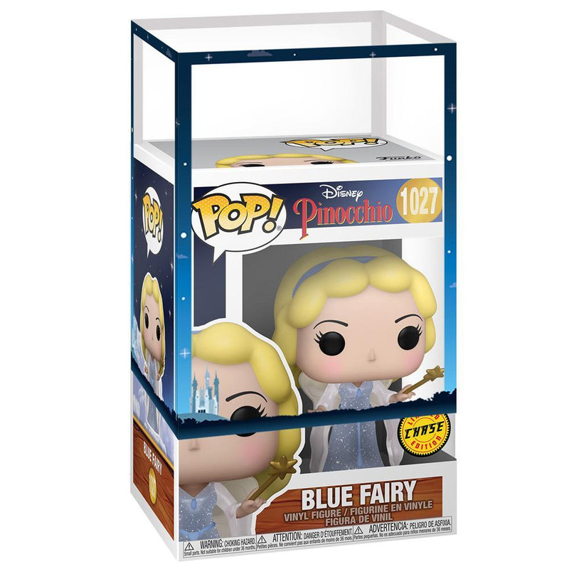 Funko - PRE-ORDER: Funko POP Disney: Pinocchio - Blue Fairy With Chance Of Glitter Chase With Disney Sleeve