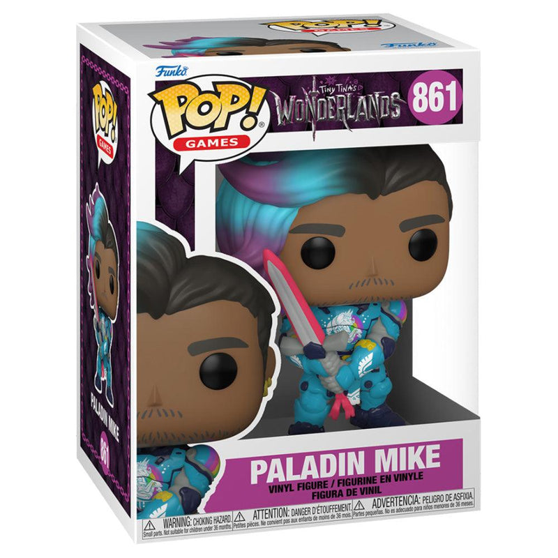 Funko - PRE-ORDER: Funko POP Games: Tiny Tina’s Wonderland – Paladin Mike With Pop Protector