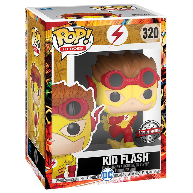 Funko - PRE-ORDER: Funko POP Heroes: Young Justice - Kid Flash With Chance Of A Chase With PPJoe DC Sleeve