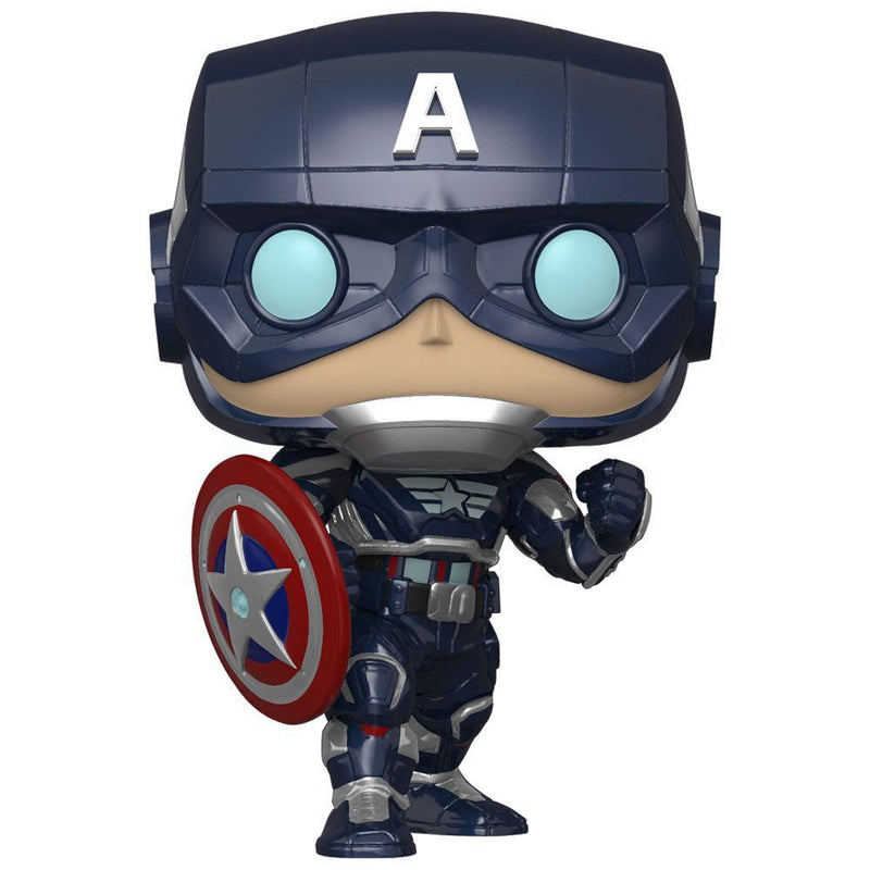 Funko - PRE-ORDER: Funko POP Marvel: Avengers Game - Captain America With PPJoe Marvel Sleeve