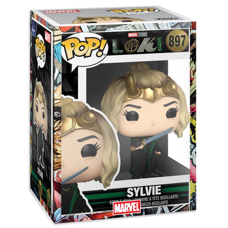 Funko - PRE-ORDER: Funko POP: Marvel - Loki Sylvie With Free Marvel Sleeve And Pop Protector