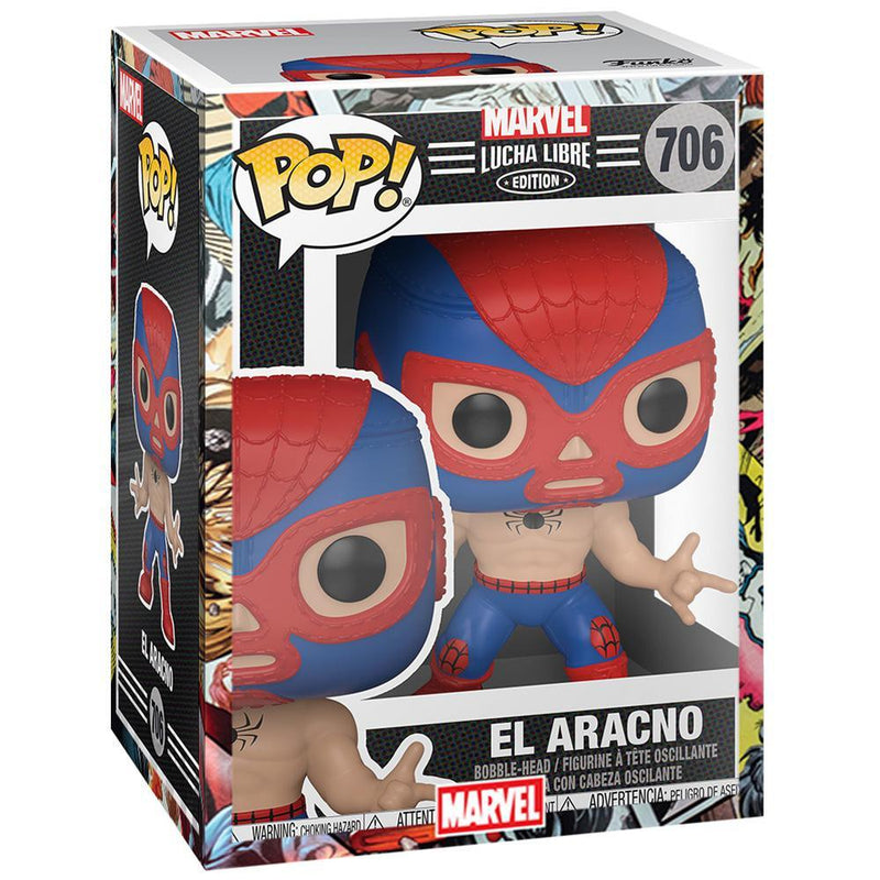 IN STOCK: Funko POP Marvel: Lucha Libre - Spider-Man + PPJoe Sleeve - PPJoe Pop Protectors