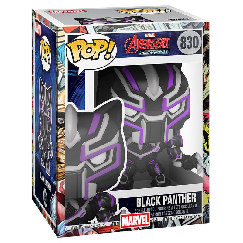 IN STOCK: Funko POP Marvel: Marvel Mech - Black Panther with Marvel Sleeve - PPJoe Pop Protectors