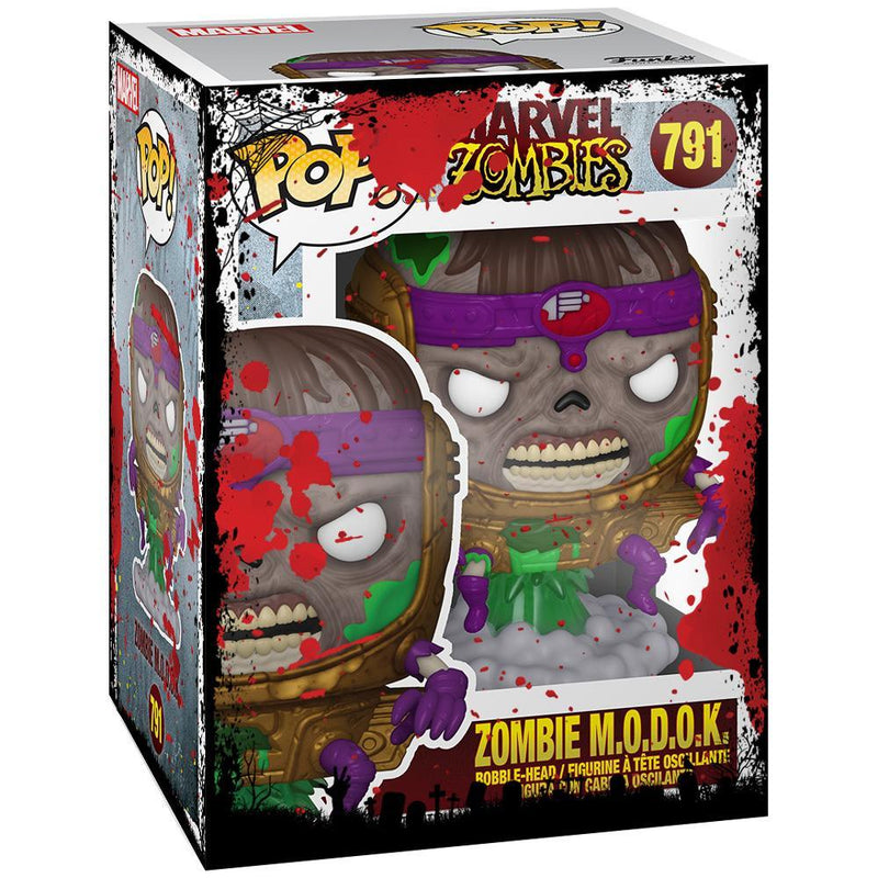 IN STOCK: Funko POP Marvel: Marvel Zombies - MODOK with Halloween Sleeve - PPJoe Pop Protectors