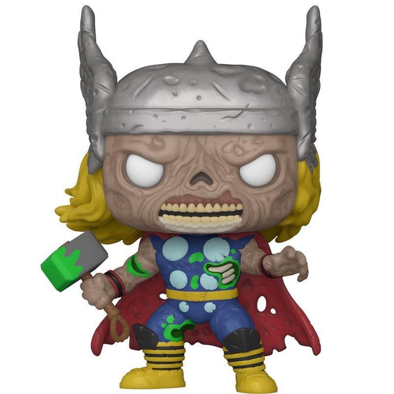 Funko - PRE-ORDER: Funko POP Marvel: Marvel Zombies -Thor With Halloween Sleeve