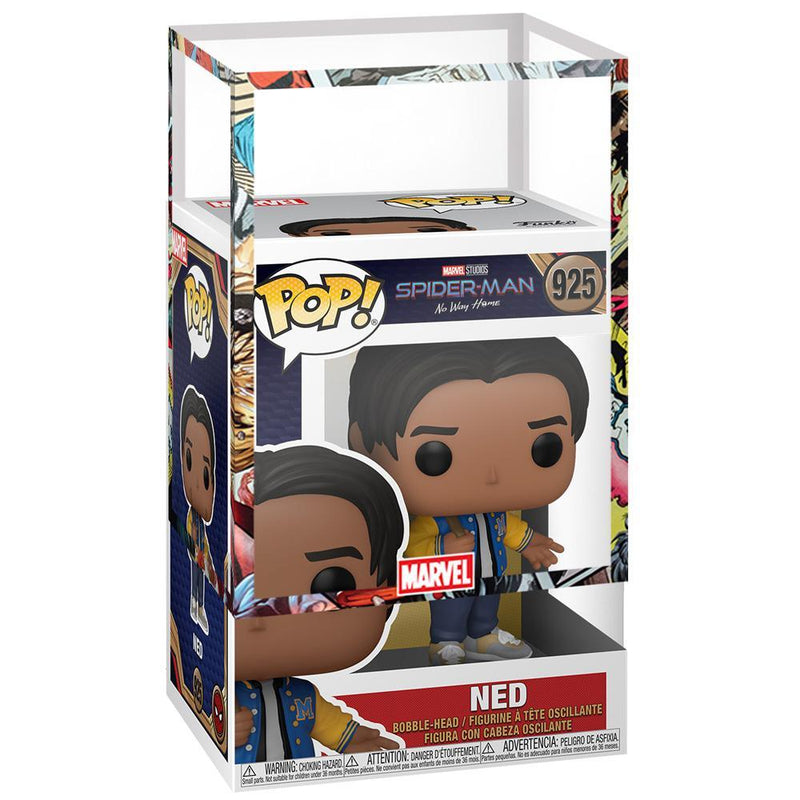 IN STOCK: Funko POP Marvel: Spider-Man: No Way Home - Ned with Marvel Sleeve - PPJoe Pop Protectors