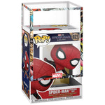 IN STOCK: Funko POP Marvel: Spider-Man: No Way Home - Spider-Man (Upgraded Suit) with Marvel Sleeve - PPJoe Pop Protectors