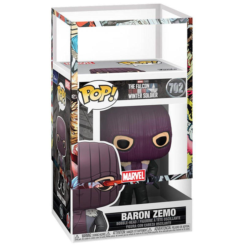 Funko - PRE-ORDER: Funko POP Marvel: TFAWS - Baron Zemo With Marvel Sleeve