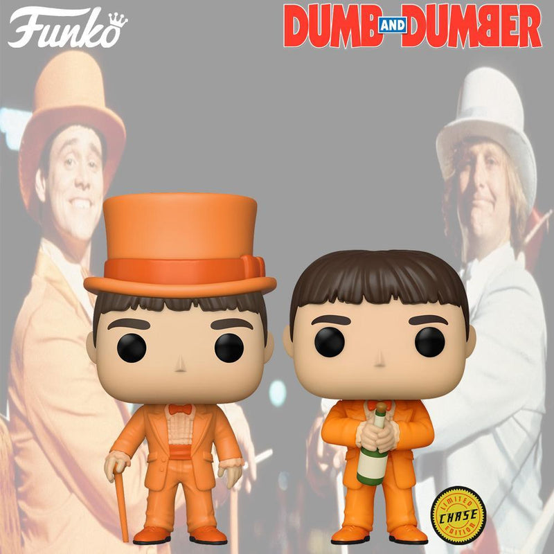 IN STOCK: Funko POP Movies: Dumb & Dumber - Lloyd In Tux w/Chase with PPJoe Movie Sleeve - PPJoe Pop Protectors