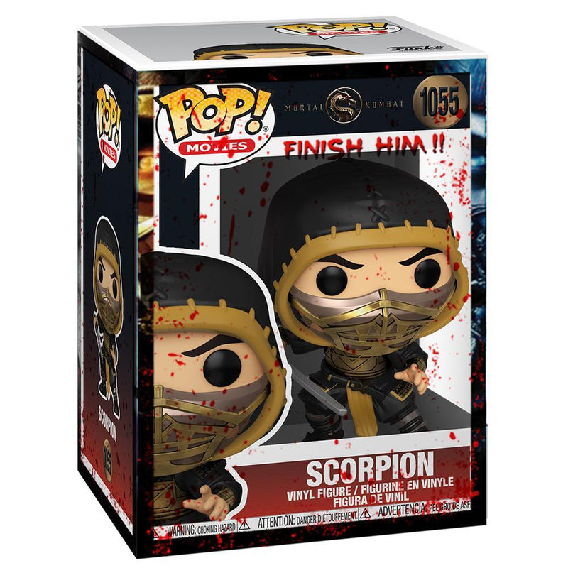 IN STOCK: Funko POP Movies: Mortal Kombat - Scorpion with Chance of Chase - PPJoe Pop Protectors