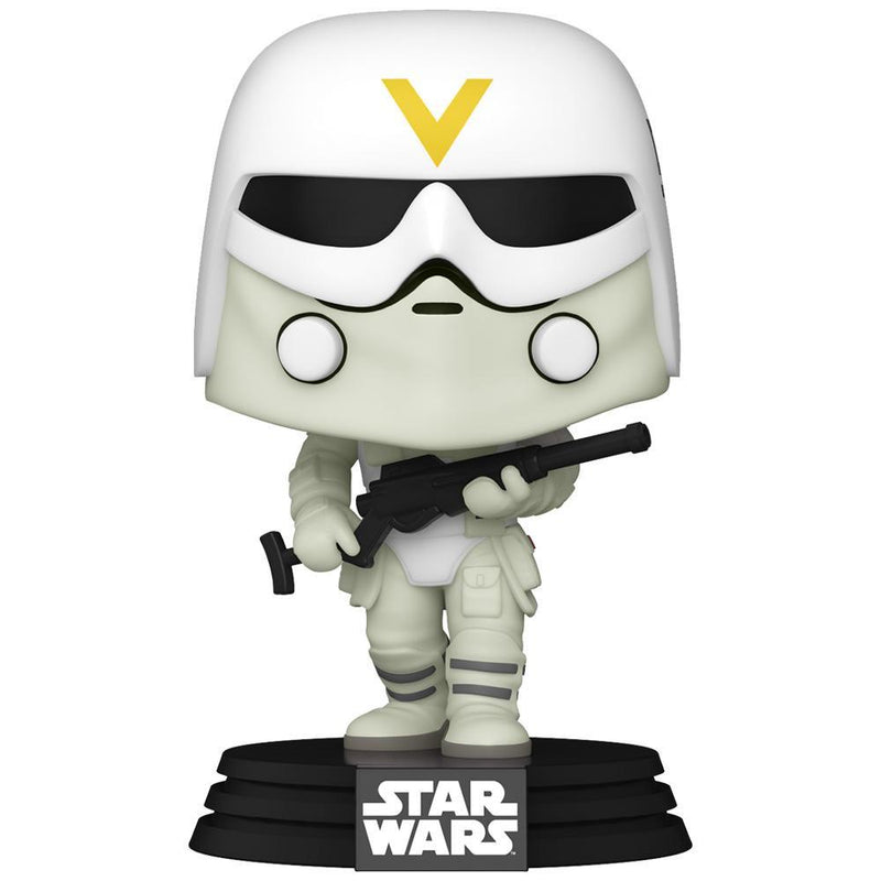 Funko - PRE-ORDER: Funko POP Star Wars: Concept Series - Snowtrooper With SW Sleeve And Pop Protector