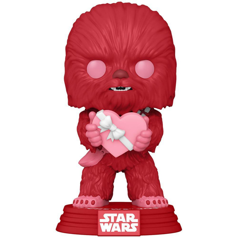 Funko - PRE-ORDER: Funko POP Star Wars: Valentines - Cupid Chewbacca With PPJoe Sleeve And Protector