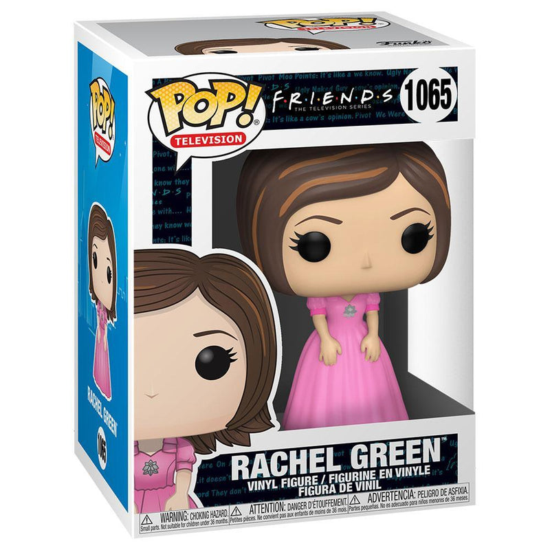IN STOCK: Funko POP TV: Friends - Rachel in Pink Dress with UV Protector - PPJoe Pop Protectors
