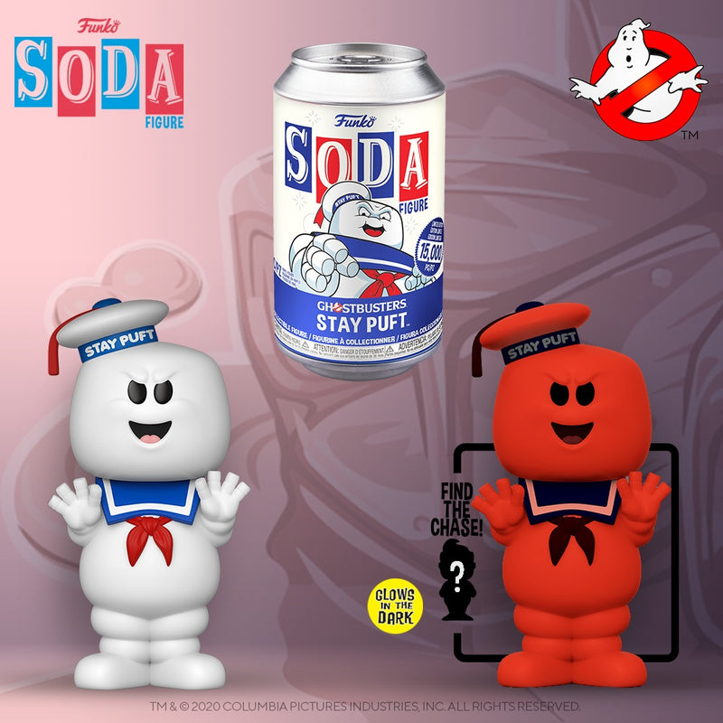 Funko - PRE-ORDER: Vinyl Soda: Ghostbusters - Stay Puft With Chance Of GITD Chase