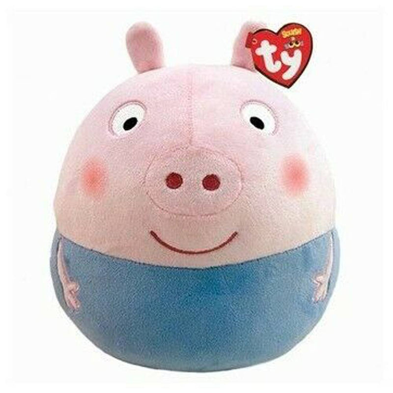 IN STOCK: TY George Pig Squish-A-Boo: Your Cuddly Adventure Buddy - PPJoe Pop Protectors