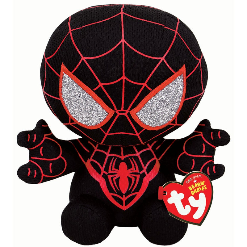 IN STOCK: TY Miles Morales Spiderman: Swing into Action with Our Officially Licensed Marvel Plush. Fast Delivery & Excellent Customer Service. Add Him to Your Collection Today! - PPJoe Pop Protectors