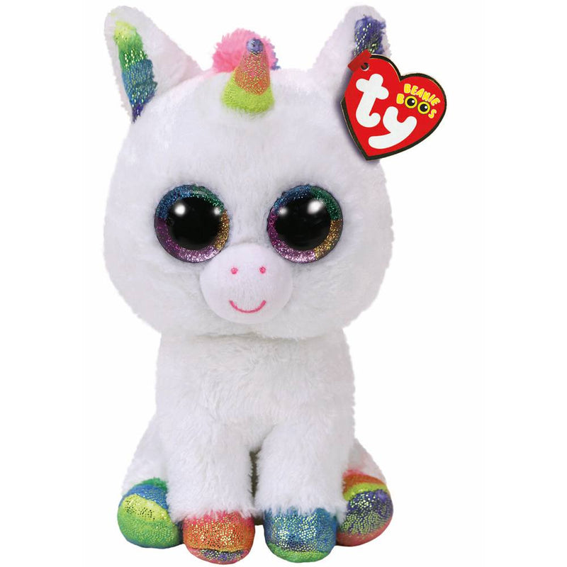 IN STOCK: TY Pixy Unicorn - Boo Medium: The Perfect Plush Pal for Magical Adventures! Fast Delivery & Excellent Customer Service. Order Now! - PPJoe Pop Protectors