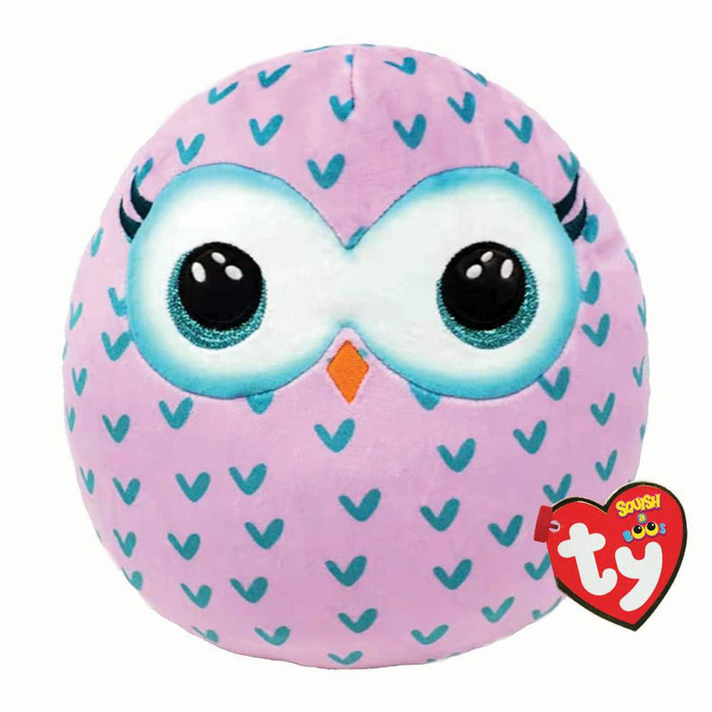 IN STOCK: TY Winks Owl - Squish-a-Boo - 10": Perfect cuddle buddy for adventures. Eye-catching, colorful, and huggable. Fast delivery & excellent service. Order now! - PPJoe Pop Protectors